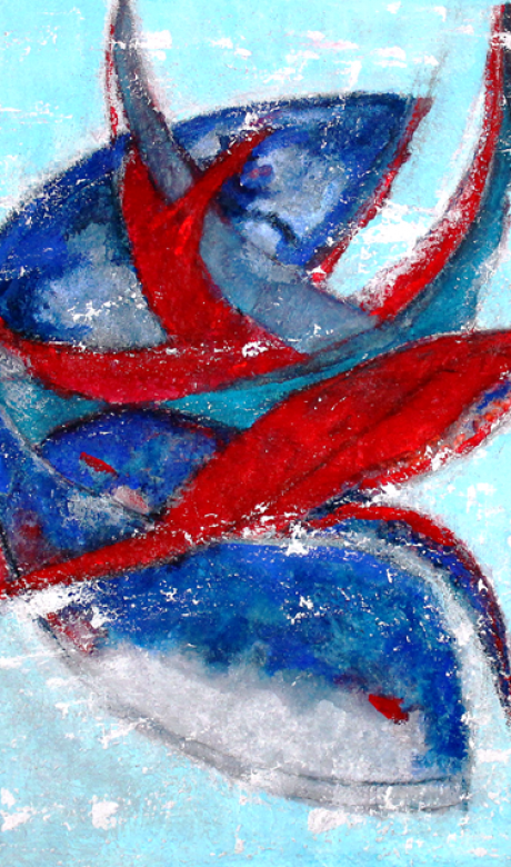 luca leonardo (2013) Deep blue [80 x 50] acryl on canvas_web gross